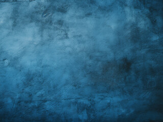 Obraz premium A textured blue concrete background with dark edges creating a bold, industrial look