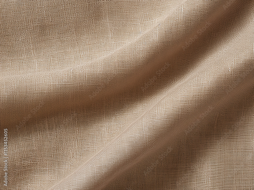 Poster rough khaki canvas fabric creating a textured background with a natural feel
