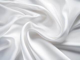 Shiny white fabric texture in a high resolution image with clean bright details