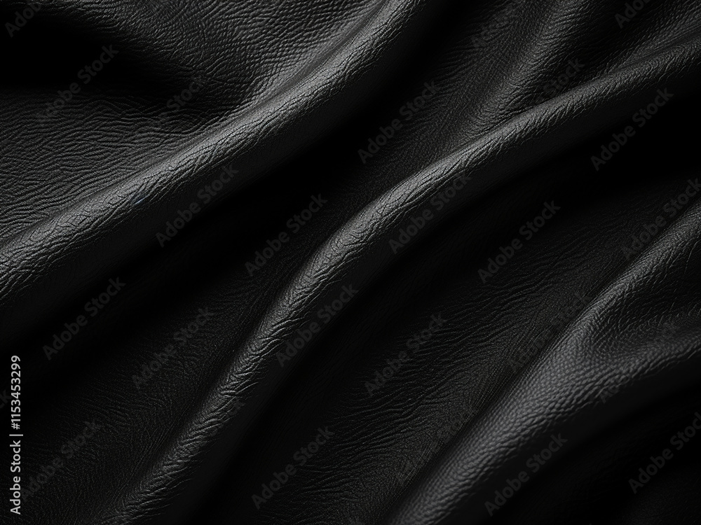 Poster closeup of dark textured surface in black showing rich patterns