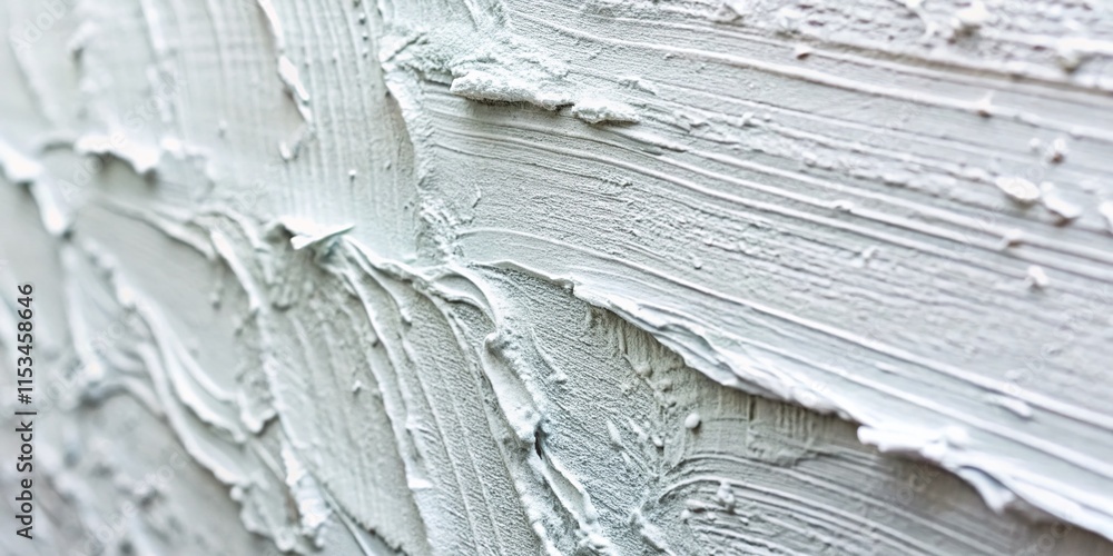 Poster white paint texture background with copy space - left-aligned