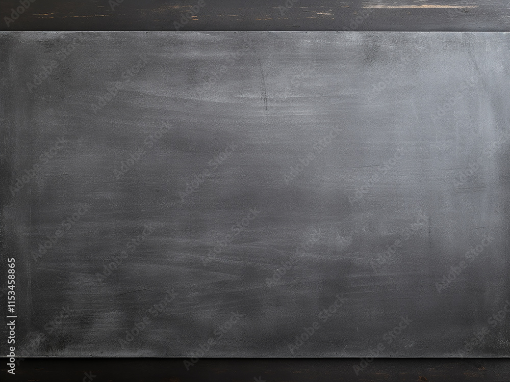 Poster top view of gray background texture resembling a blackboard for creative or educational use
