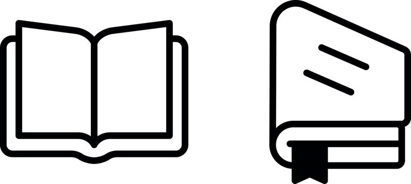 "Book Icon - Reading and Knowledge Symbol"