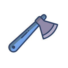 axe isolated on white