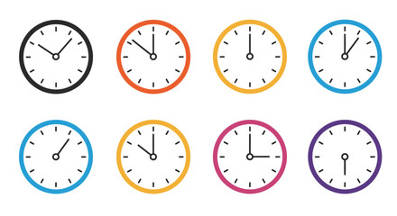 Minimal Progressive Flat Vector Icons Collection.
