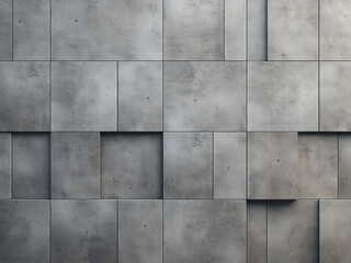 Modern vertical cement wall design with unique pattern texture for creative use