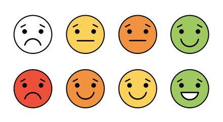 Fototapeta premium Minimal Progressive Flat Vector Icons Collection. 