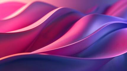 Obraz premium Colorful Flowing Waves Create an Abstract Design With Rich Gradients and Smooth Curves in a Dynamic Composition