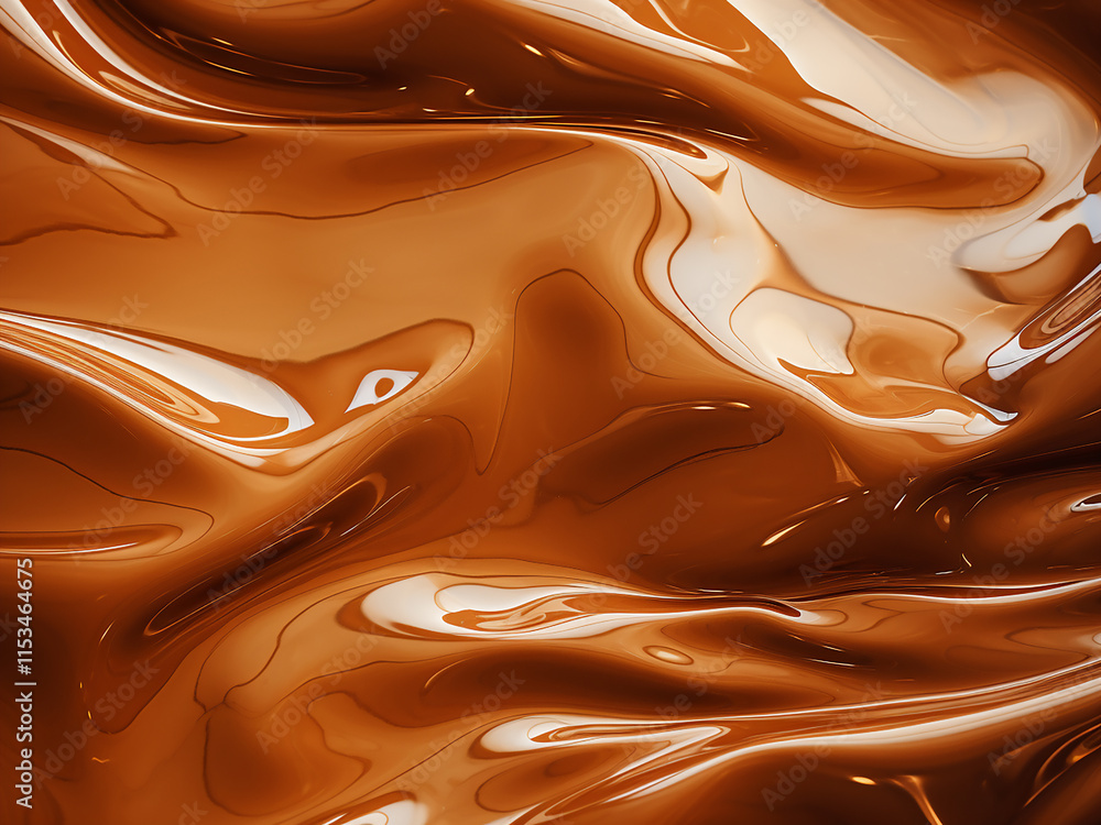 Poster oil paint background with smooth texture and dynamic brushwork