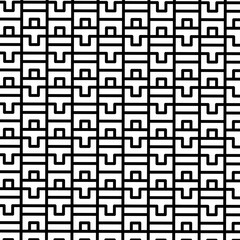 black and white seamless pattern