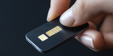 Nano SIM card installation in a phone, demonstrating the ease of using a nano SIM card. Ensure your device is compatible by utilizing a nano SIM card for seamless connectivity.