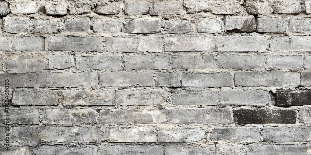 Poster a textured grey brick wall with a subtly worn, light grunge appearance creates an intriguing backgro