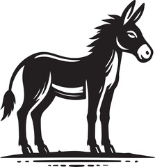 Donkey silhouette