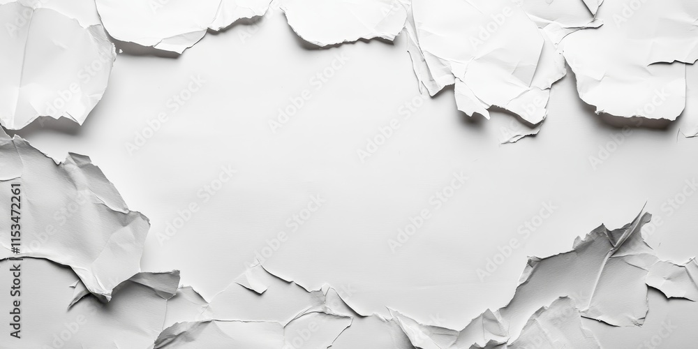 Poster ripped paper background ideal for showcasing various messages a creative ripped paper backdrop that 