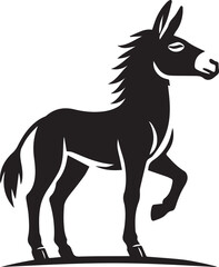 Donkey silhouette