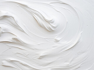 Fototapeta premium Abstract white texture painting background with a smooth and organic feel