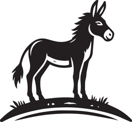 Donkey silhouette