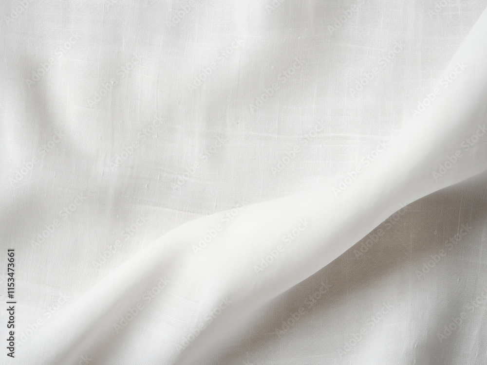 Poster white linen canvas natural texture creating a light background