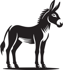 Donkey silhouette
