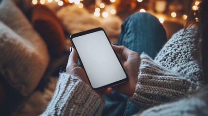 The Cozy Smartphone in Hands