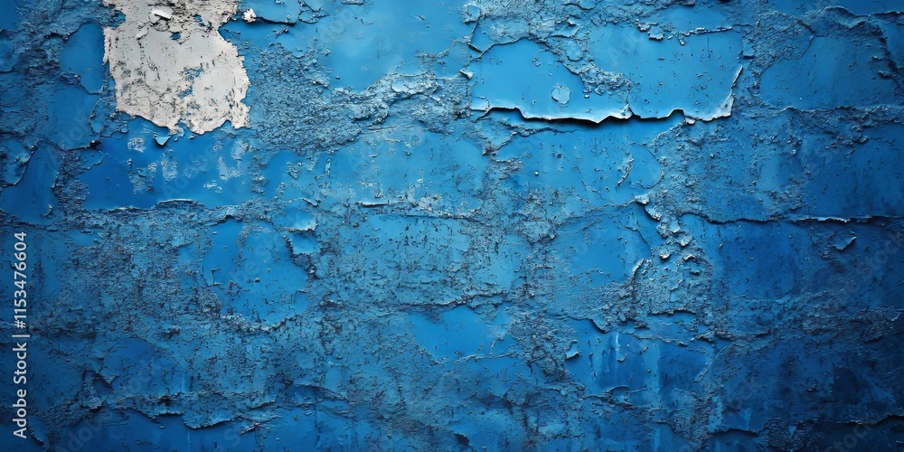 Aufkleber abstract background featuring a blue color wall texture with a dirty appearance. this abstract backg