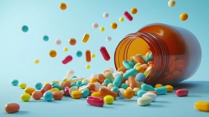 The Colorful Pill Bottle