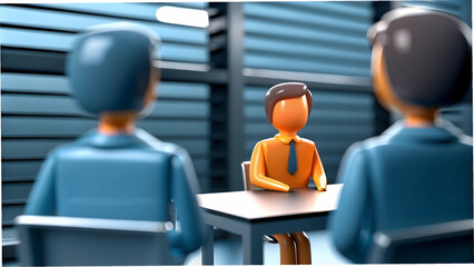 Candidate Showcasing Relevant Experience During Interview with Answers in Professional Setting