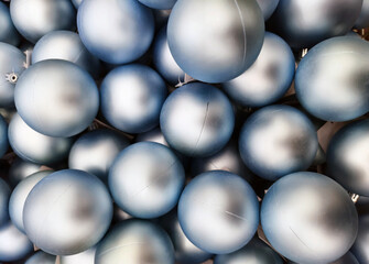 glass Christmas tree balls. Photo of Christmas tree balls