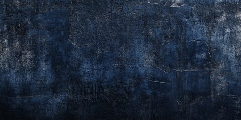 Obraz premium Dark navy blue industrial grunge background featuring a worn dirty metal texture, enhancing the overall aesthetic with a unique blend of gritty elements and depth. Ideal for various design projects.