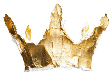 Fototapeta premium PNG Gold crown art illustration accessories.