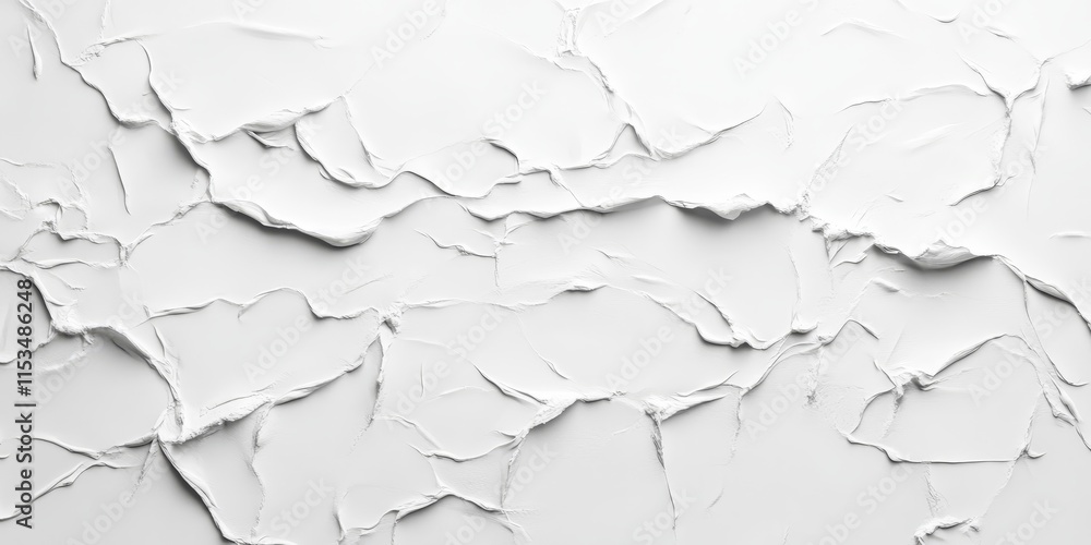 Poster background featuring a white wall that displays visible wrinkles and creases, creating texture and d