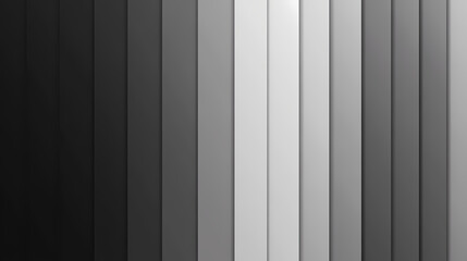Obraz premium Monochromatic ombre color gradient from dark to light gray, blank, with space for text. Ombre. Illustration