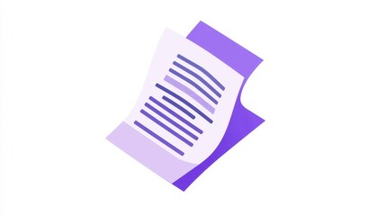 Abstract Purple Paper Design with Stripes for Creative Projects