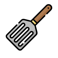 spatula isolated on white background