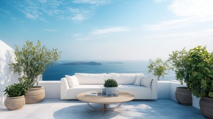 Mediterranean Terrace View