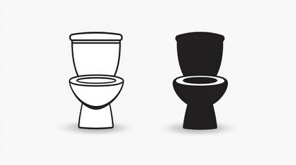Black and White Toilet Designs for Modern Bathroom Concepts