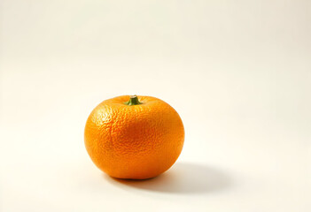 orange on a white