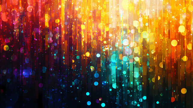 Blurred solarized ombre seamless texture. trendy soft multicolor digital lens flare gradient style. modern trendy fashion print. generative ai. Ombre. Illustration