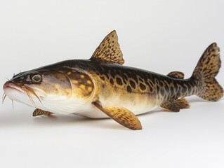 Naklejka premium Fish on white surface