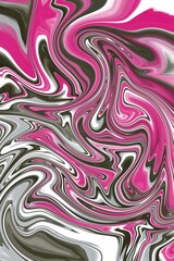 Marble black pink pattern design