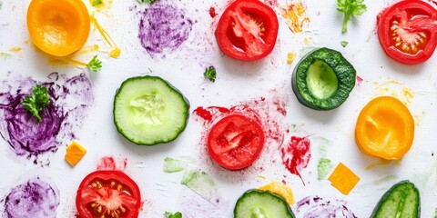 Vegetable stamps serve as a creative outlet, as kids can enjoy making artwork through vegetable stamping activities at home. This fun art project highlights engaging crafts for toddlers.