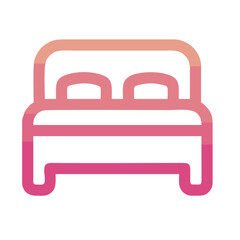 sofa icon isolated on white background