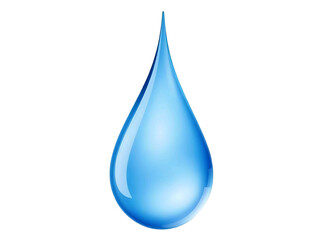 water drop isolated on white. Water drop on PNG backgroun