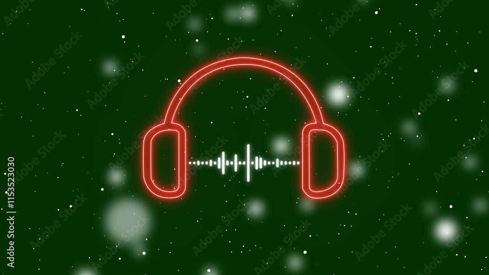 Poster white audio waveform spectrum animation, visualization sound graphic element. digital audio spectrum