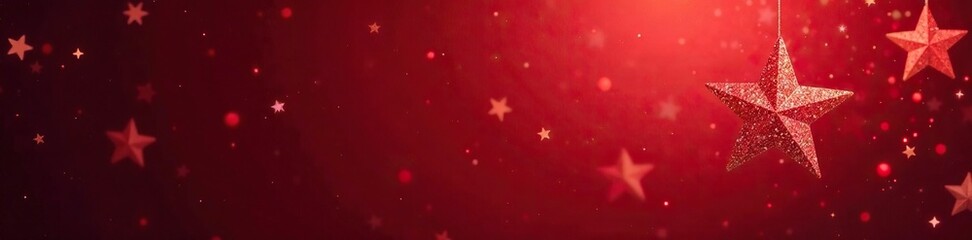Glittering starburst against dark crimson backdrop, crimson, festive, dark