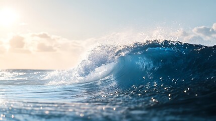 Beautiful view of the waves