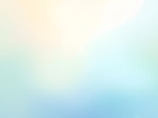 Fototapeta premium Smooth gradient from warm yellow to cool blue, evoking a serene sky at dawn or dusk.