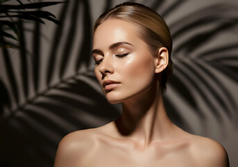 여성 모델 뷰티 화보 화장품 여자 메이크업 얼굴 모델