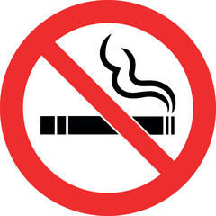 No Smoking Sign, Prohibiting Smoking in Designated Areas