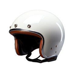 a white and brown helmet